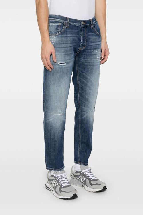 Brigthon Uomo Jeans Blu Scuro
