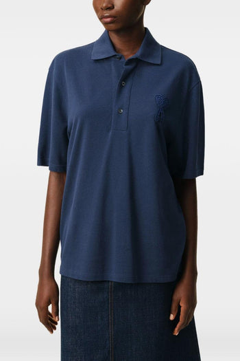 Ami Paris Polo Logo Cuore Uomo Blu - 2