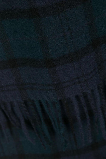 Sciarpa Nero Uomo Tartan - 3