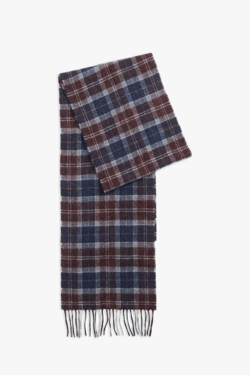 Sciarpa Marrone Uomo Tartan