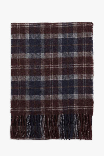 Sciarpa Marrone Uomo Tartan - 3