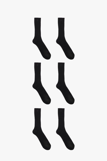 Ami Paris Calze Uomo Accessori Nero (6 Paia) - 3