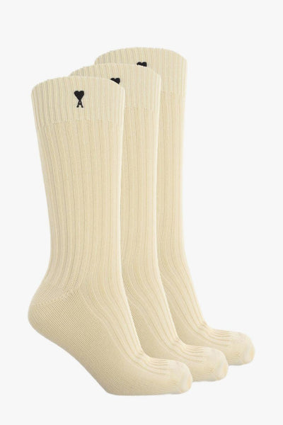 Ami Paris Calze Uomo Accessori Bianco