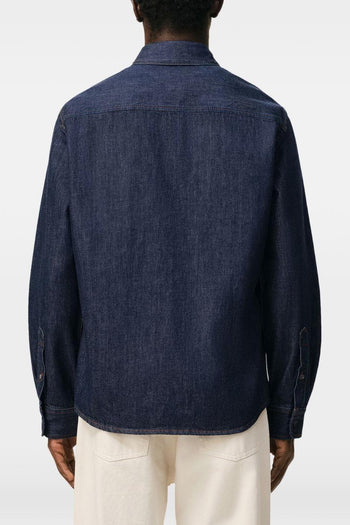 Ami Paris Camicia Denim Uomo Blu - 2