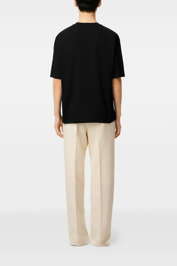 Ami Paris T-shirt Uomo Nero Cuore Tono su Tono - 2