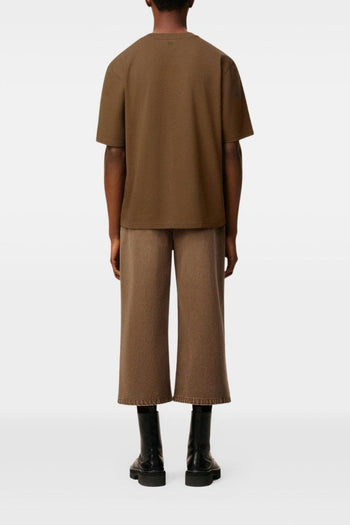 Ami Paris T-shirt Uomo Ami de Coeur Marrone - 2