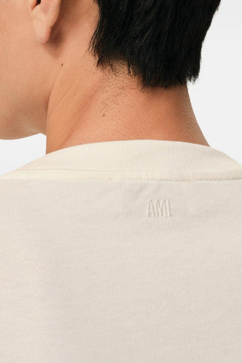 Ami Paris T-Shirt Cuore Uomo Bianco - 4
