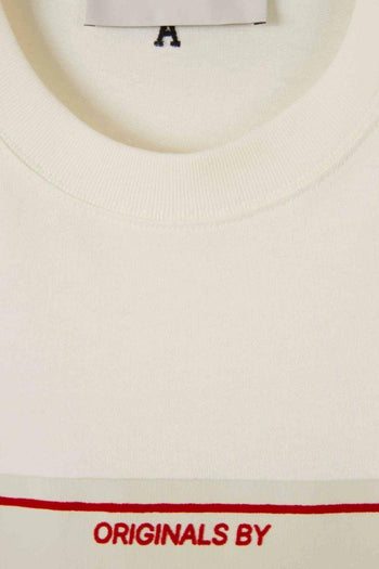 Ami Paris T-Shirt Stampa Logo Uomo Bianco - 3