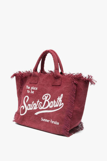 Saint Barth Borsa Vanity Donna Bordeaux - 4