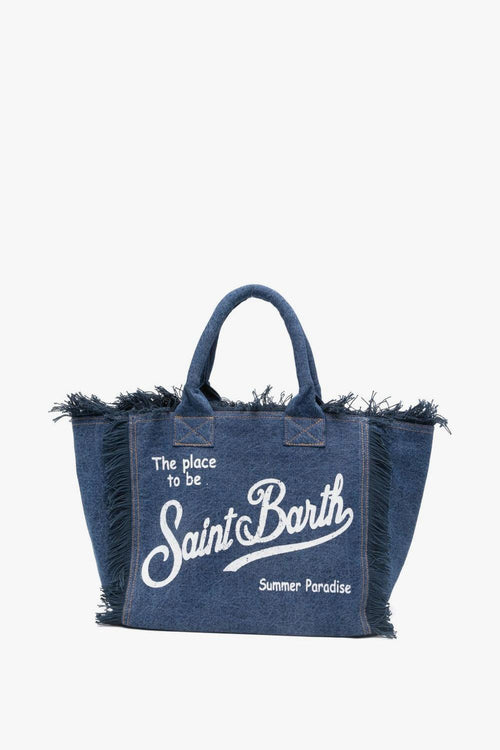Saint Barth Borsa Vanity Donna Blu