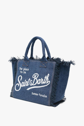 Saint Barth Borsa Vanity Donna Blu - 3