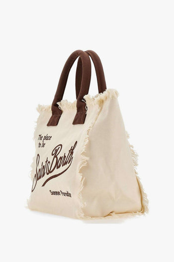 Saint Barth Borsa Vanity Donna Beige-Marrone - 3