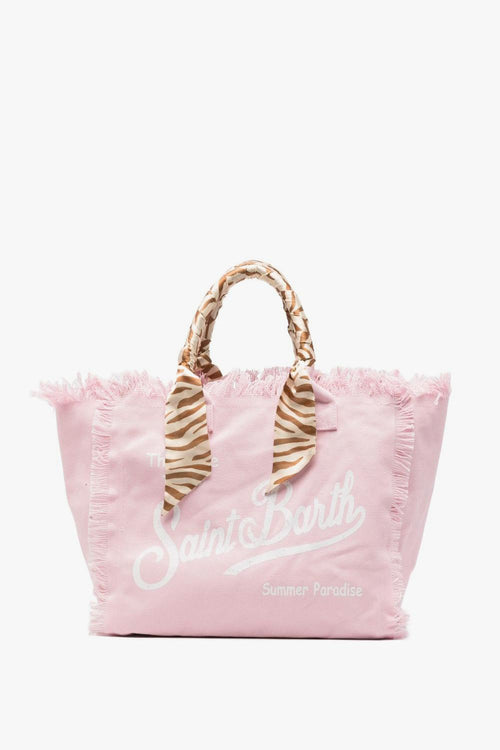Saint Barth Borsa Vanity Foulard Donna Rosa