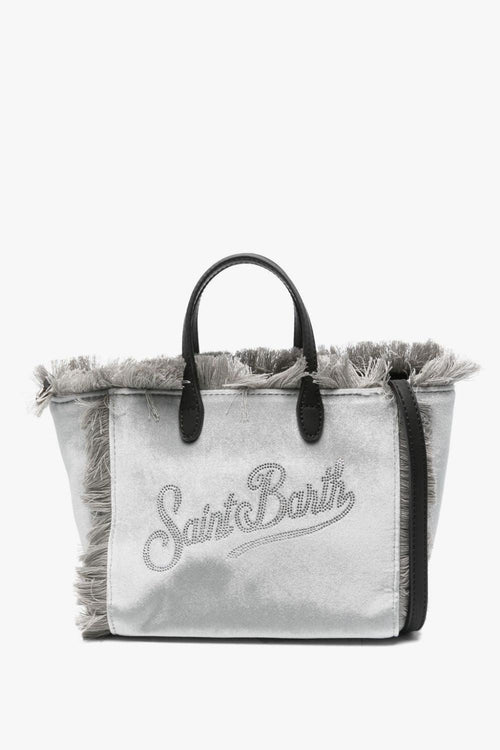 Saint Barth Pochette Donna Vanity Mini Logo Strass