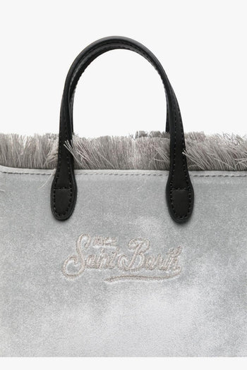 Saint Barth Pochette Donna Vanity Mini Logo Strass - 3