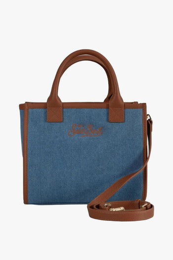 Saint Barth Borsa Vanity Bag Midi Donna Blu - 2