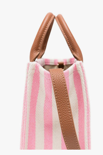 Saint Barth Borsa Vanity Bag Mini Donna Bianco-Rosa - 2