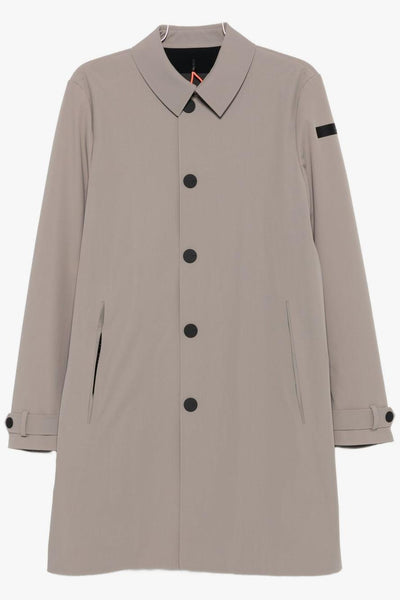 Cappotto Marrone Uomo con Bottoni