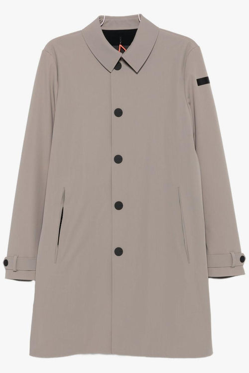 Cappotto Marrone Uomo con Bottoni