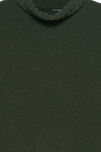 Maglia Verde Uomo Collo Alto - 3