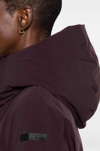 Giubbotto Viola Donna Cappuccio e Zip - 4