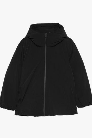 Giubbotto Nero Donna Parka Overshort - 5