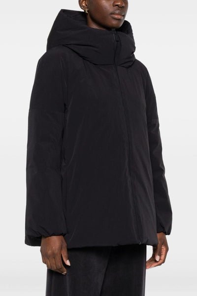 Giubbotto Nero Donna Parka Overshort