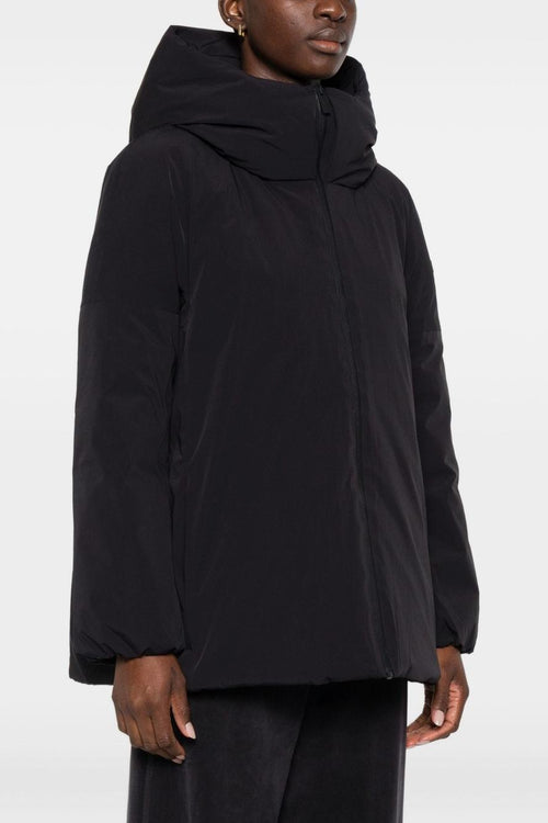 Giubbotto Nero Donna Parka Overshort