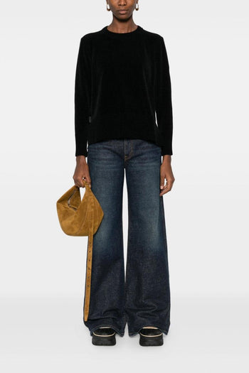 Maglia Nero Donna Scollo Tondo - 2