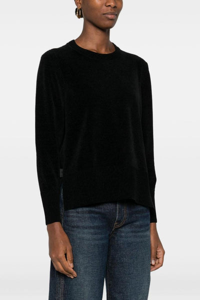 Maglia Nero Donna Scollo Tondo