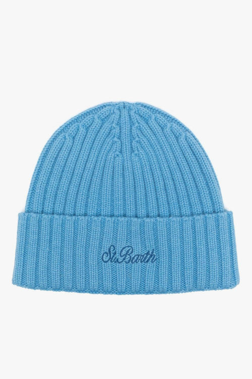 Saint Barth Cappellino Blu Donna Wengen Ricamo Logo