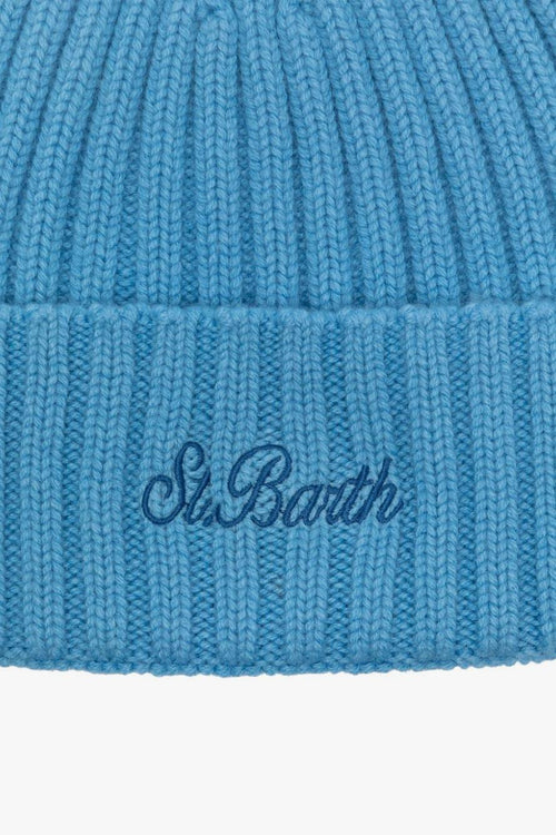 Saint Barth Cappellino Blu Donna Wengen Ricamo Logo - 2