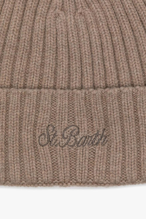 Saint Barth Cappellino Beige Donna Wengen Ricamo Logo - 2