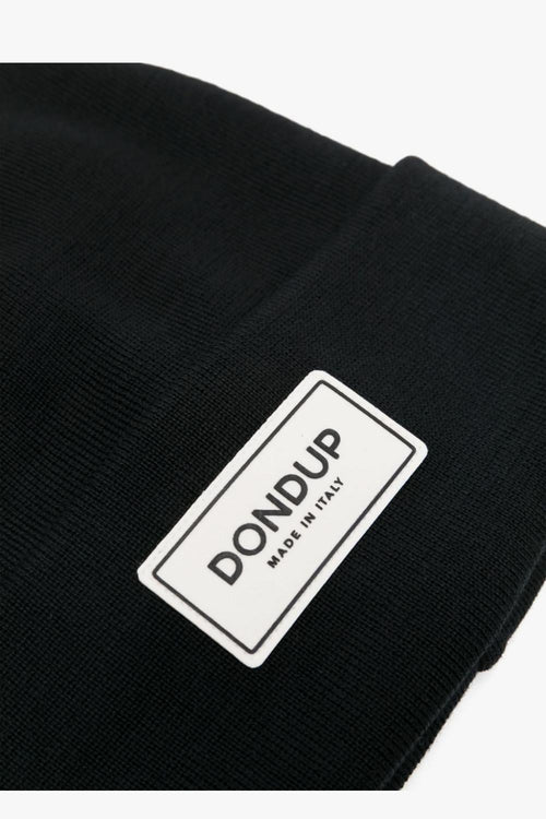 Cappello Nero Donna Patch Logo - 2