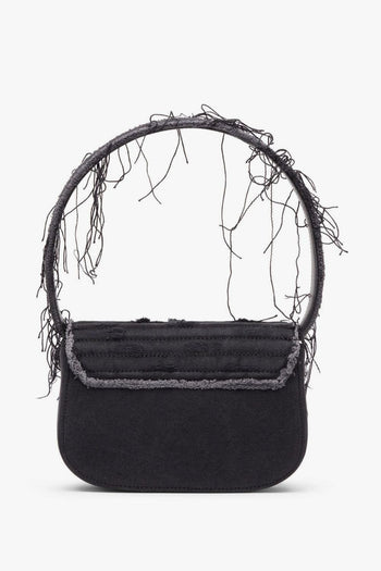 Borsa Nero Donna 1DR Sfrangiata - 2