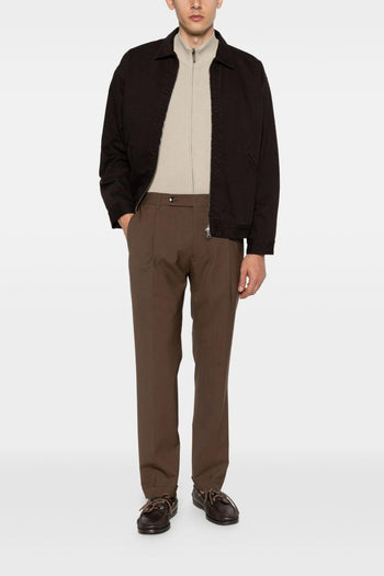 Pantaloni Marrone Uomo Retro Long - 2