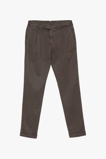 Pantaloni Marrone Uomo Retro Long - 5