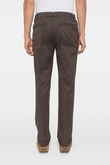 Pantaloni Marrone Uomo Retro Long - 3