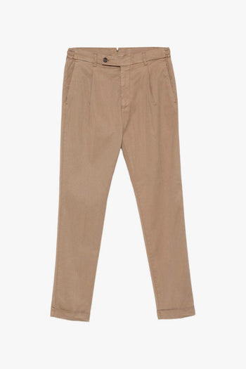 Pantaloni Beige Uomo Retro Long - 5