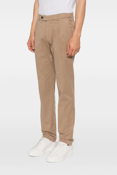 Pantaloni Beige Uomo Retro Long