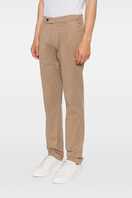 Pantaloni Beige Uomo Retro Long