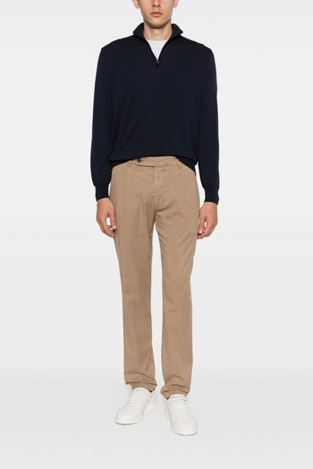 Pantaloni Beige Uomo Retro Long - 2