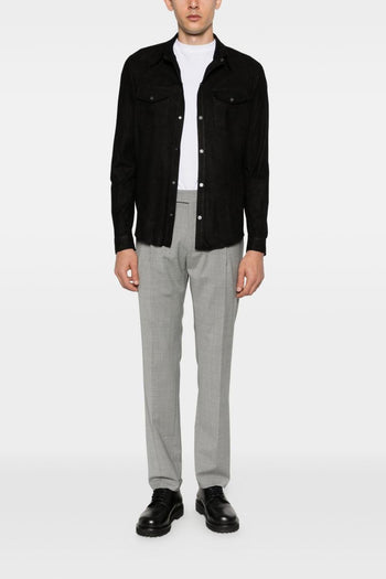 Pantaloni Grigio Uomo Retro Long - 2
