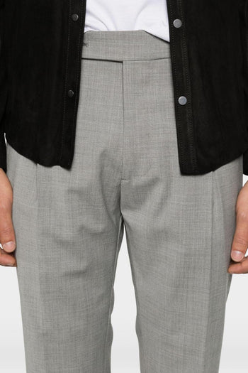 Pantaloni Grigio Uomo Retro Long - 4