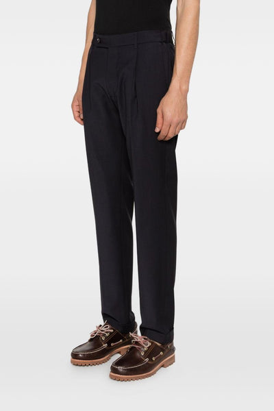 Pantaloni Blu Uomo Retro Long