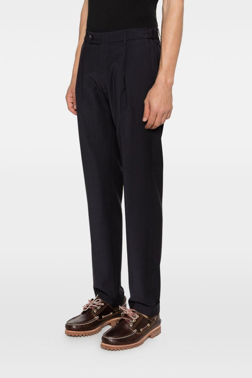 Pantaloni Blu Uomo Retro Long
