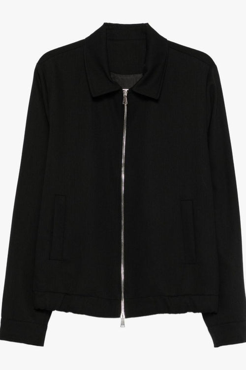 Giacca Nero Uomo con Colletto