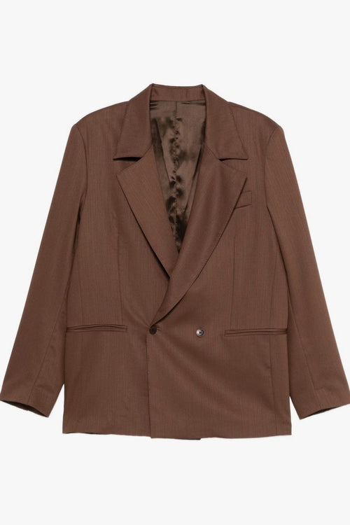 Giacca Marrone Uomo Doppiopetto