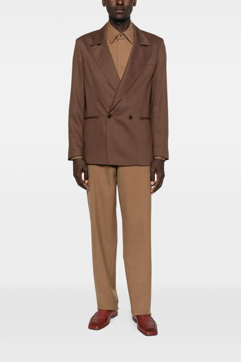 Giacca Marrone Uomo Doppiopetto - 3