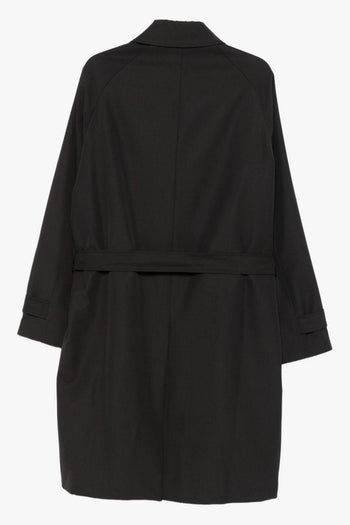 Trench Marrone Uomo con Cintura - 2